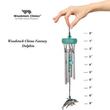 Dolphin wind chime hanging