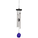 Purple agate wind chime hanging