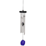 Purple agate wind chime hanging