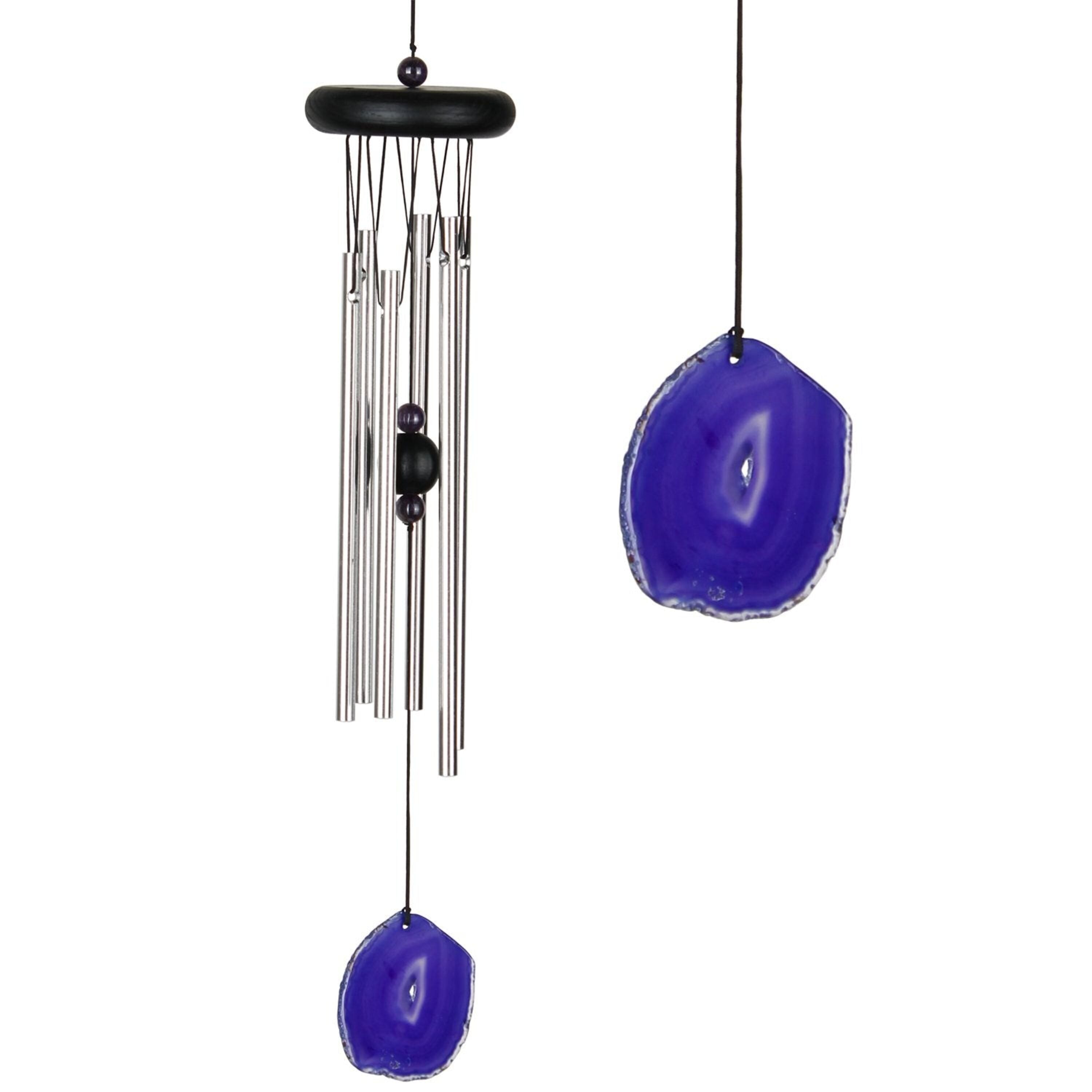 Small purple agate wind chime