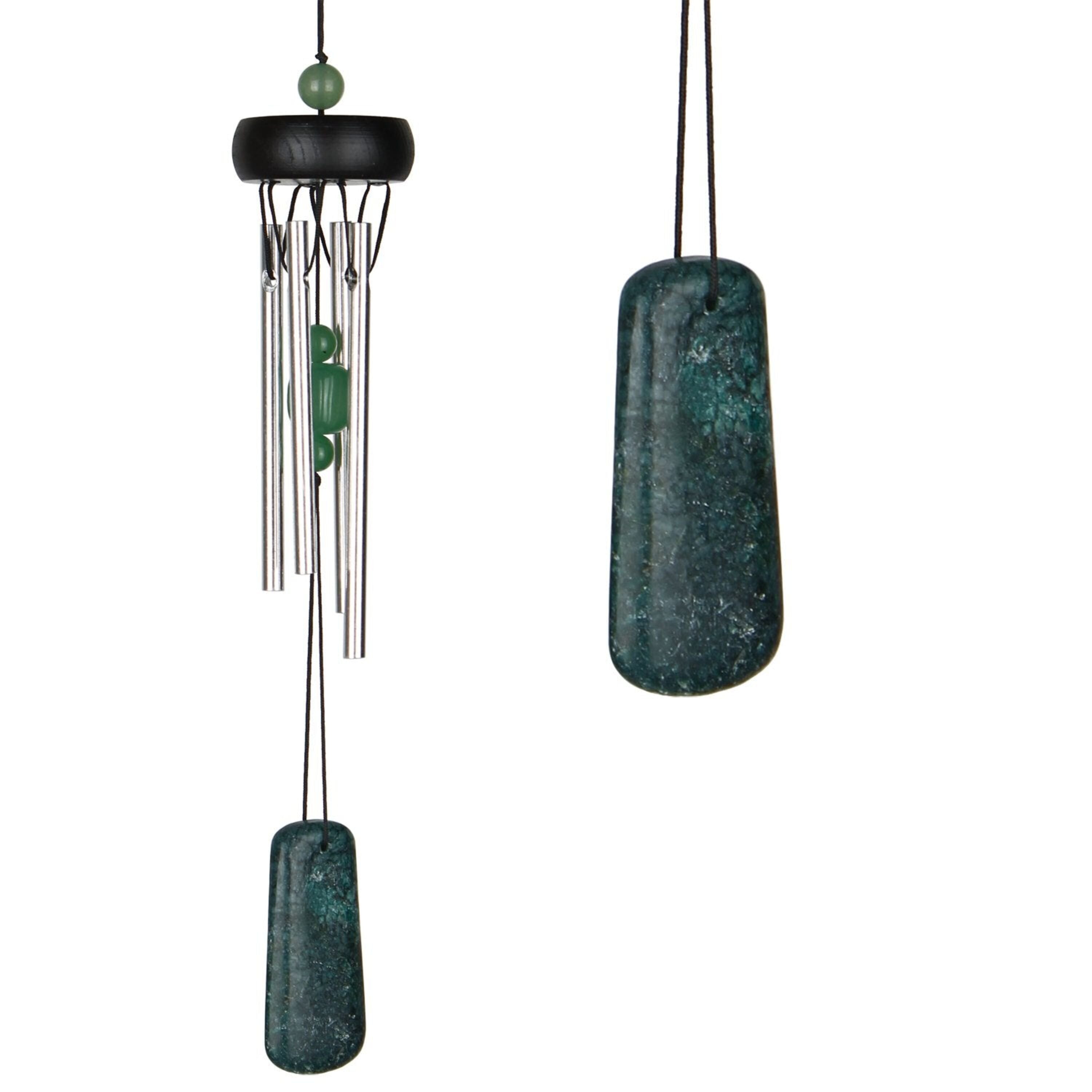 Jade precious stones wind chime