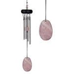 Rose quartz precious stones wind chime