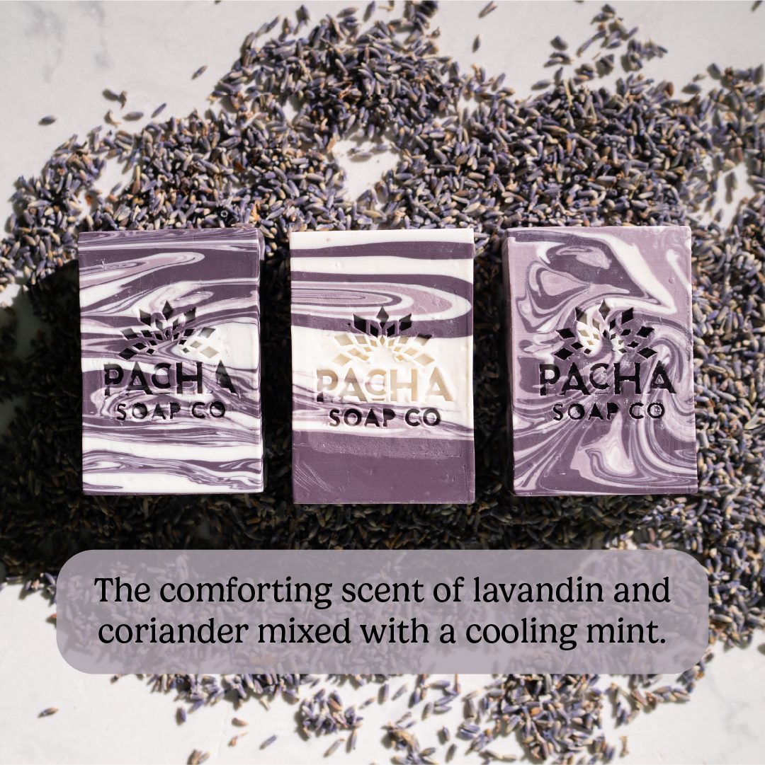 Bar Soap, French Lavender, 4 oz - product angle 1