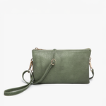 Riley Crossbody/Wristlet in Basil