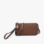 Kendall Corduroy Crossbody/Wristlet in Brown
