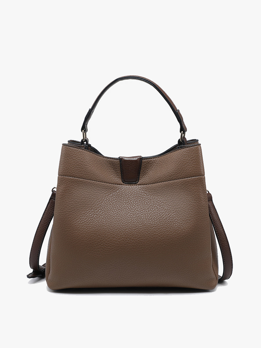 Tati Satchel in Ash Brown