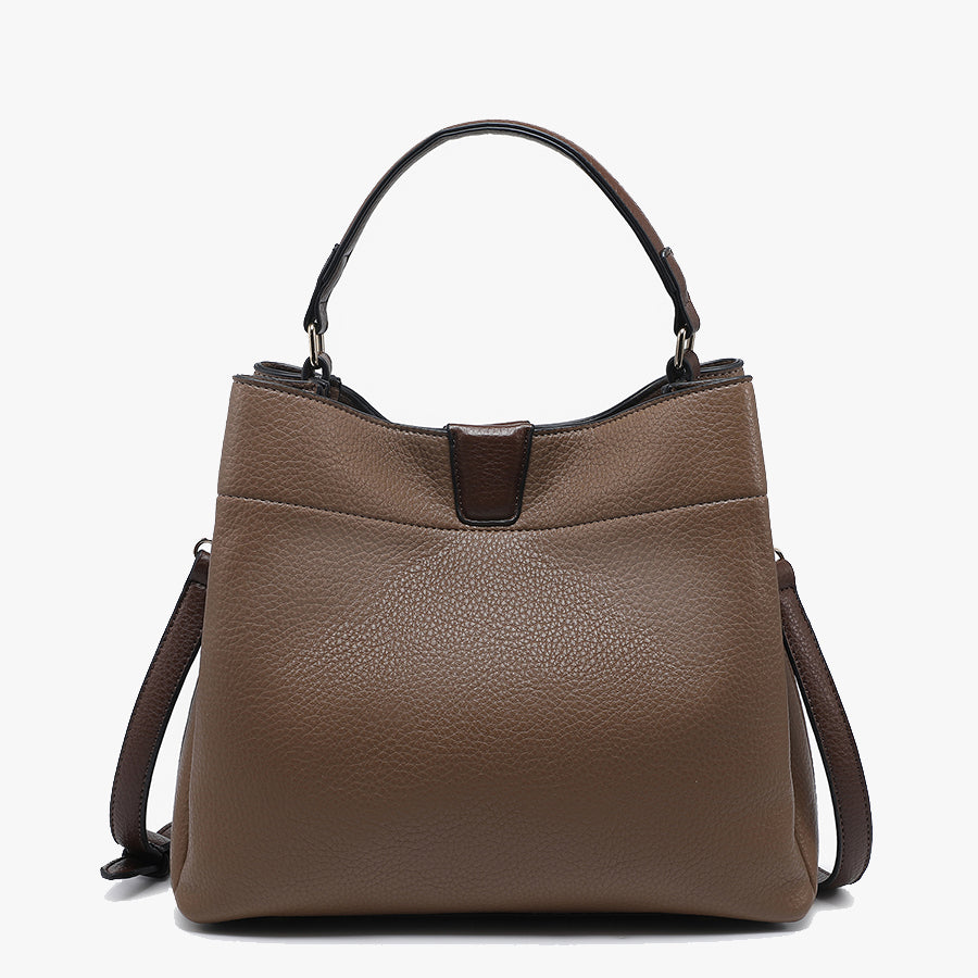 Tati Satchel in Ash Brown