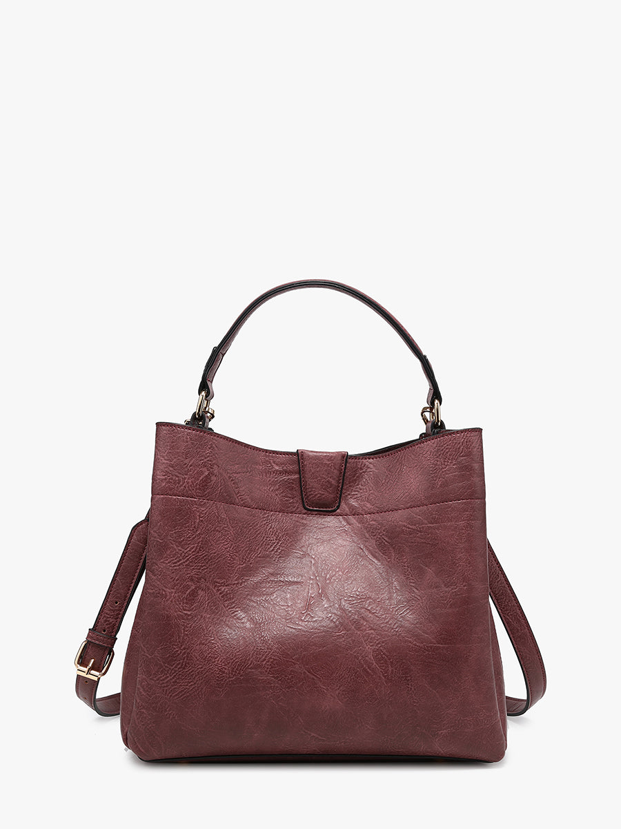 Tati Satchel in Damson