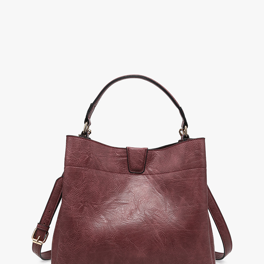 Tati Satchel in Damson