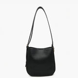 Poppy Paneled Crossbody in Black