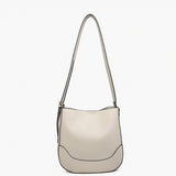 Poppy Paneled Crossbody in Lt. Grey