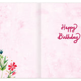 Celebrate All That Makes You Wonderful Birthday Card — inside message: Happy Birthday