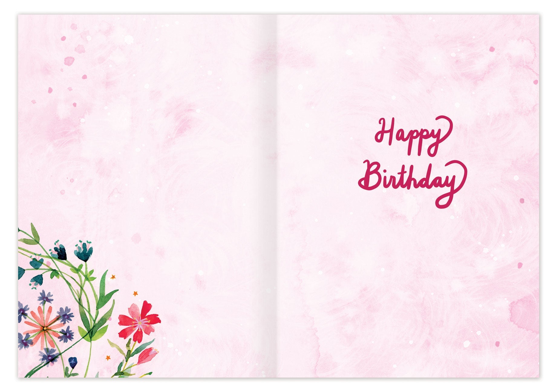 Celebrate All That Makes You Wonderful Birthday Card — inside message: Happy Birthday