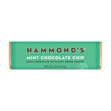 Mint Chocolate Chip Dark Chocolate Bar in wrapper
