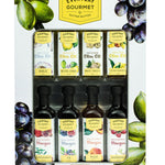 8-piece olive oil and balsamic vinegar gift tin