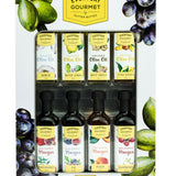 8-piece olive oil and balsamic vinegar gift tin