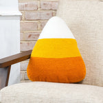 Candy Corn Pillow, 15 x 13 in