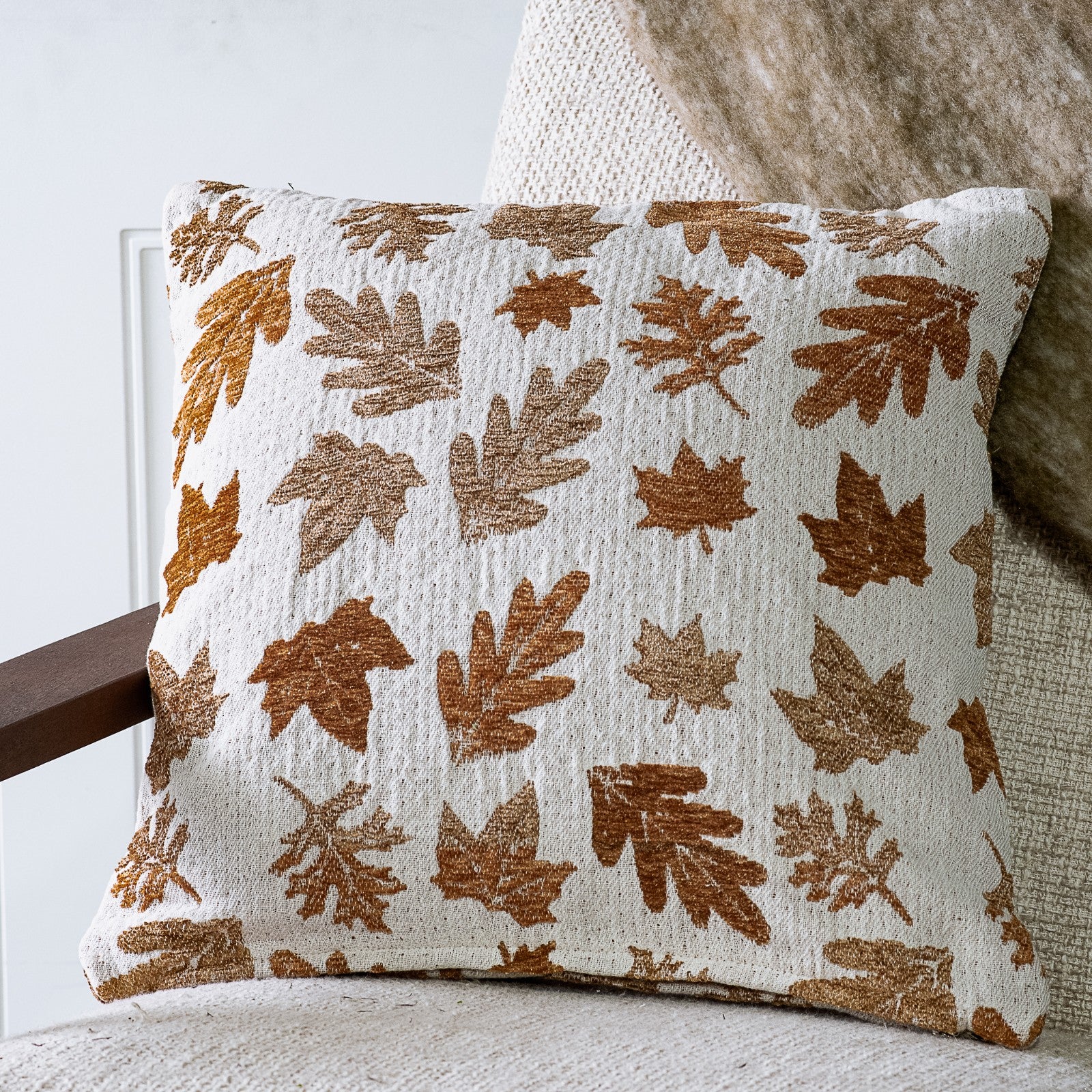 Autumn Leaves Pillow, 18 x 18 in