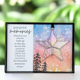 Pawprint Memories Stained Glass Star