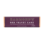 Red Velvet Cake Milk Chocolate Bar in wrapper