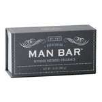 Man Bar 10 oz bar soap in Peppered Patchouli gift box