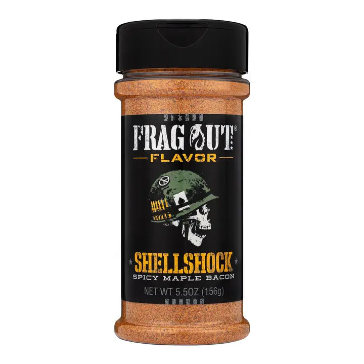 Shellshock Spicy Maple Bacon seasoning - Frag Out Flavor