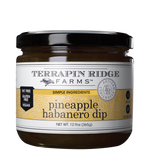 Pineapple Habanero Dip in a glass jar