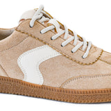 Spoiler Alert lace-up sneaker in sand