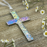 Easter Stained Glass Cross