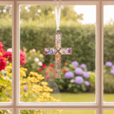 Baby Heaven Stained Glass Cross