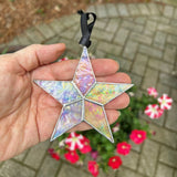 Pawprint Memories Stained Glass Star