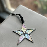 Pawprint Memories Stained Glass Star