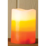 Short Candy Corn LED Pillar