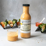 Sushi hand rolls with pickled ginger and Zesty Seven Spice Dressing