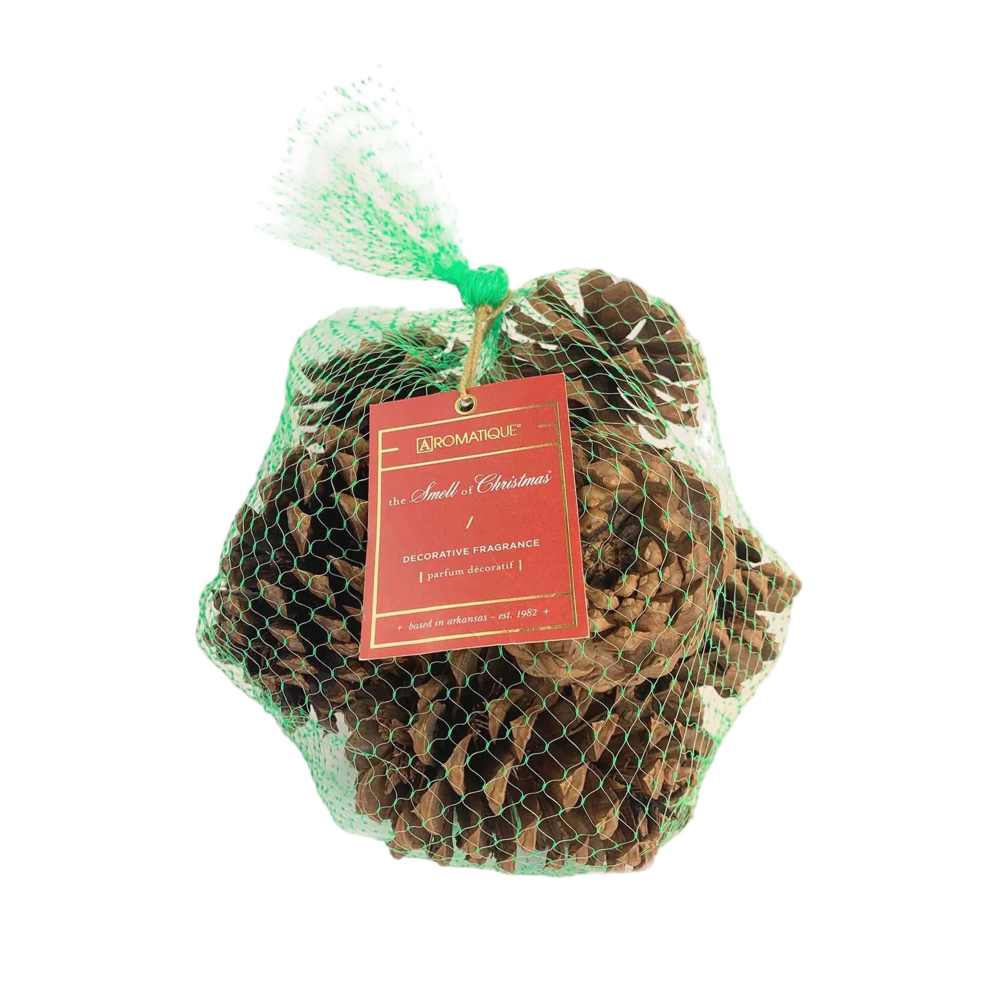 The Smell of Christmas scented pinecones