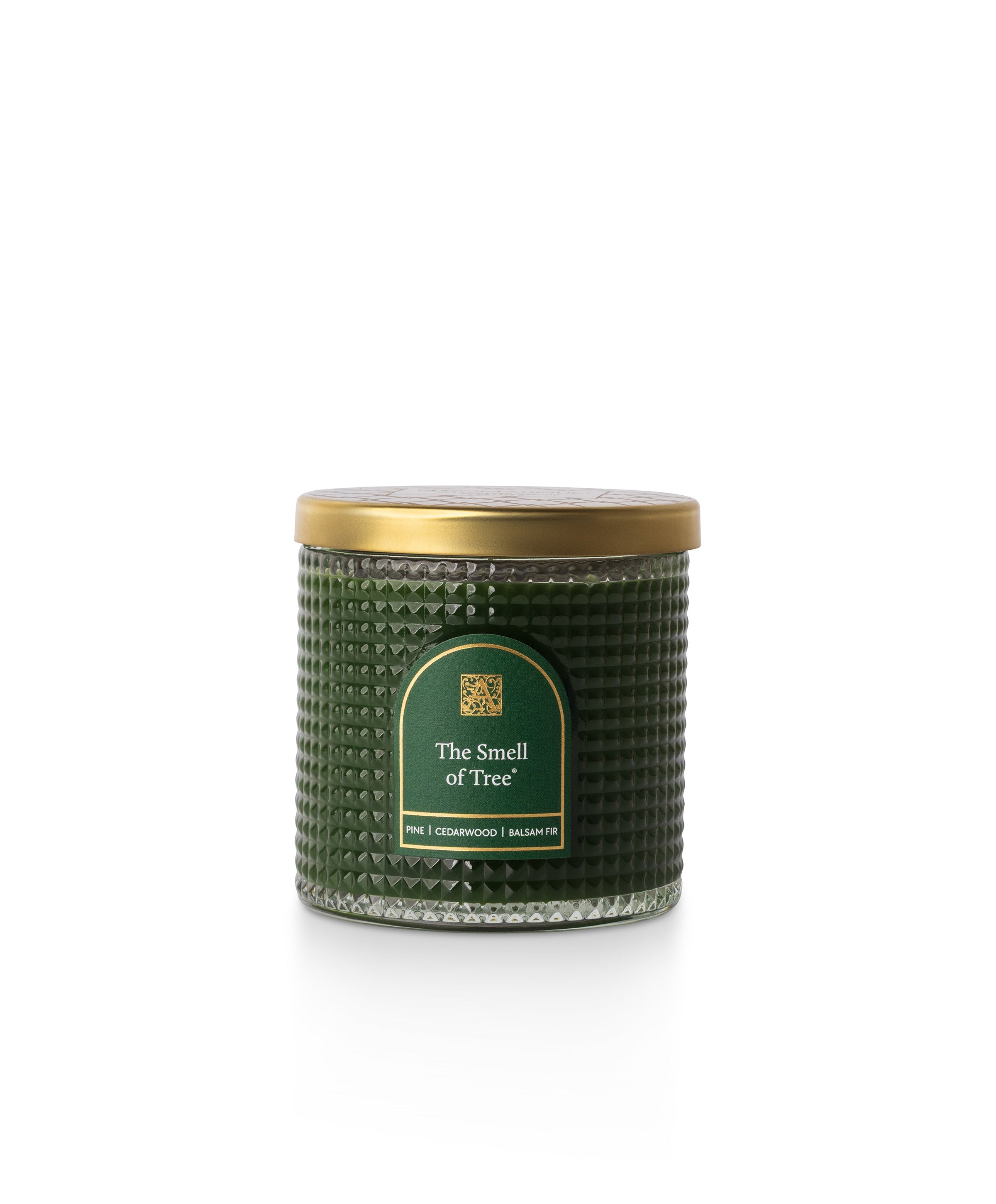 The Smell of Tree 6 oz textured glass candle