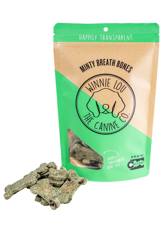 Winnie Lou Minty Breath Bones dog treats