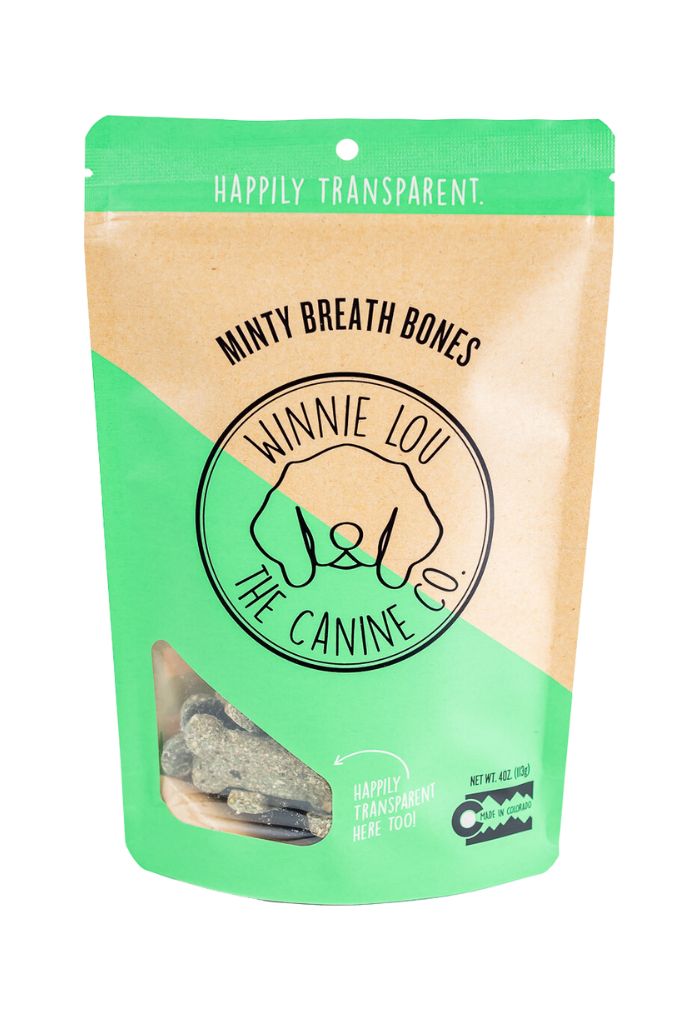 Winnie Lou Minty Breath Bones dog treats