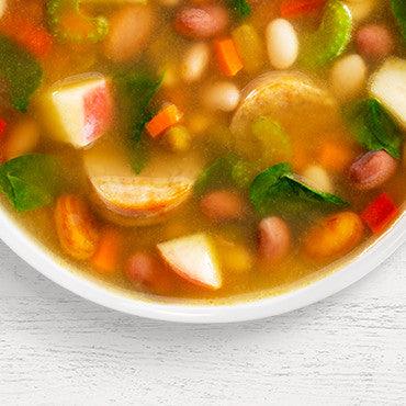 Vermont Farmhouse Apple Sausage & Bean Soup – Frontier Soups gourmet soup mix