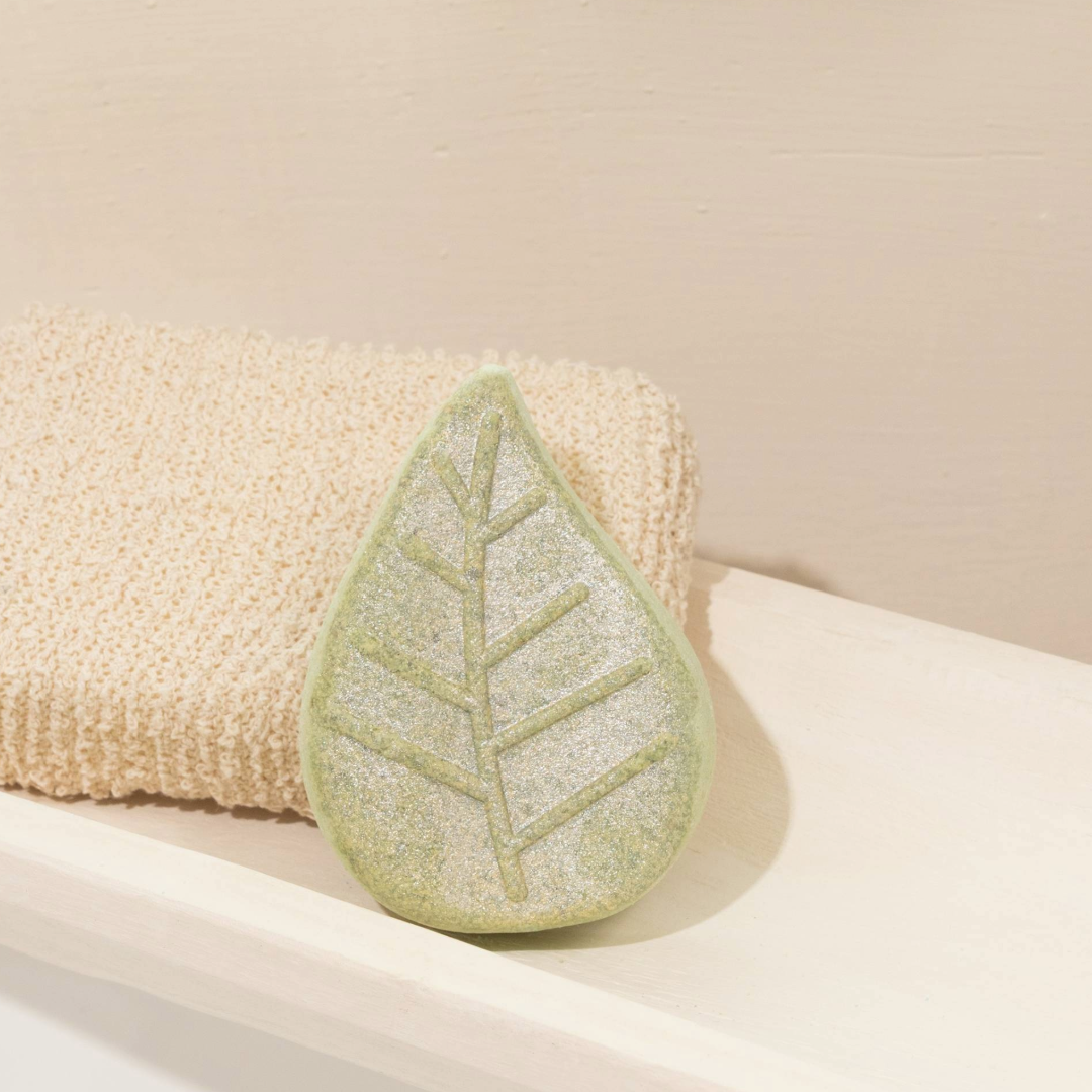 Bath Bomb, Vanilla & Sage, 5 oz - product angle 3