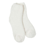 World's Softest Cozy Quarter socks in Vanilla