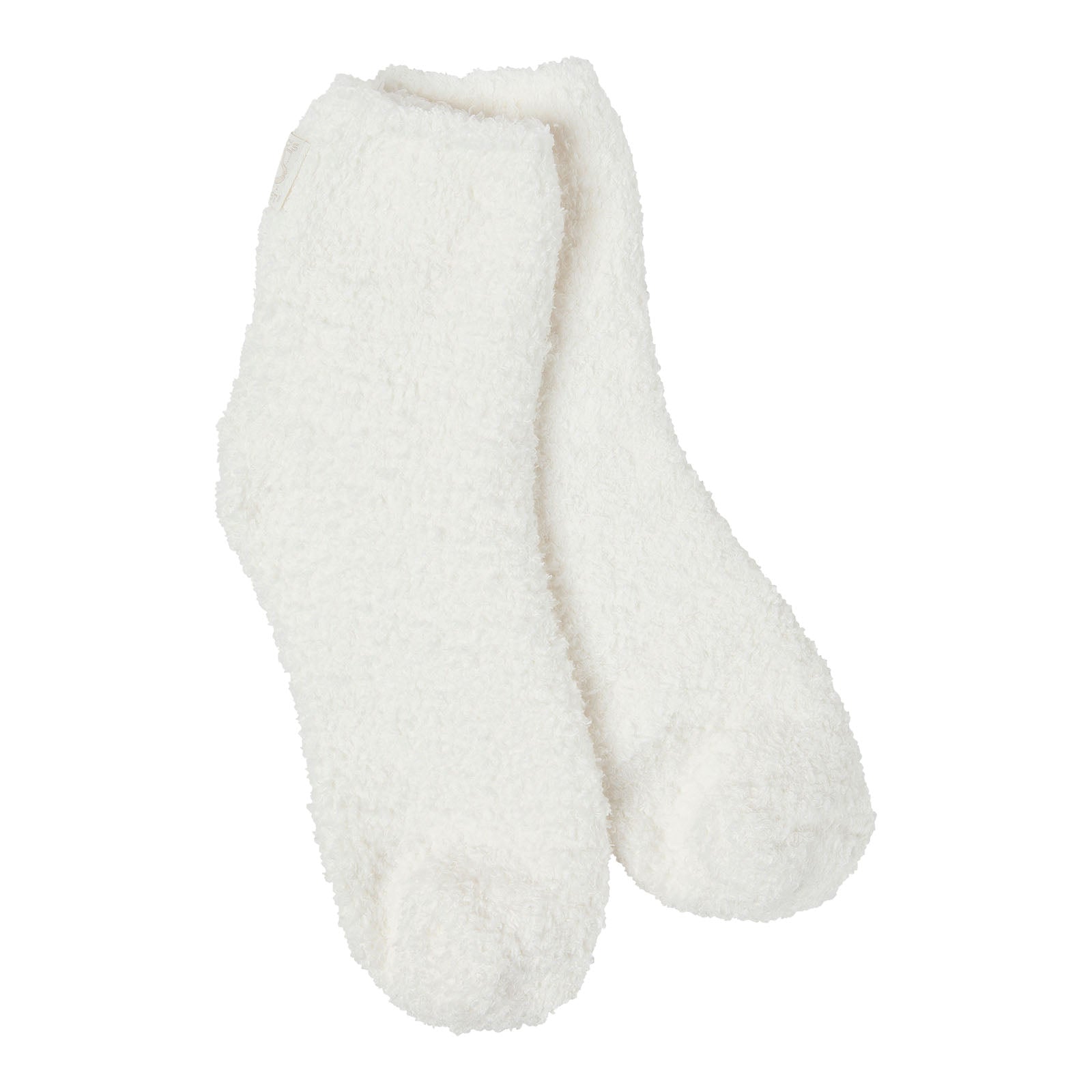 World's Softest Cozy Quarter gripper socks in Vanilla