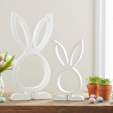 Round Open Cutout Bunny