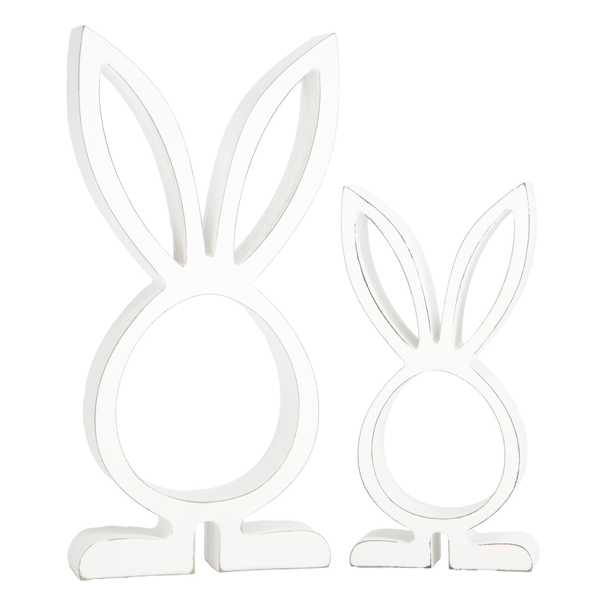 Round Open Cutout Bunny
