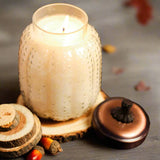 Honey Pear Cider (White) - Large Pumpkin Candle