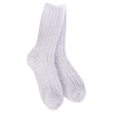 World's Softest Ragg Feather Crew socks in Lilac