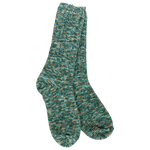 World's Softest Weekend Ragg Crew socks in Woodland