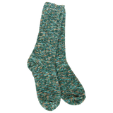 World's Softest Weekend Ragg Crew socks in Woodland