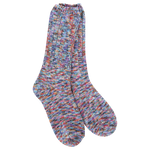 World's Softest Weekend Ragg Crew socks in Indigo