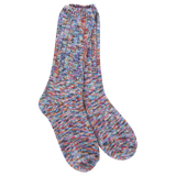 World's Softest Weekend Ragg Crew socks in Indigo